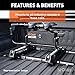 CURT 16550 R20 5th Wheel Slider for Short Bed Trucks, 20,000 lbs