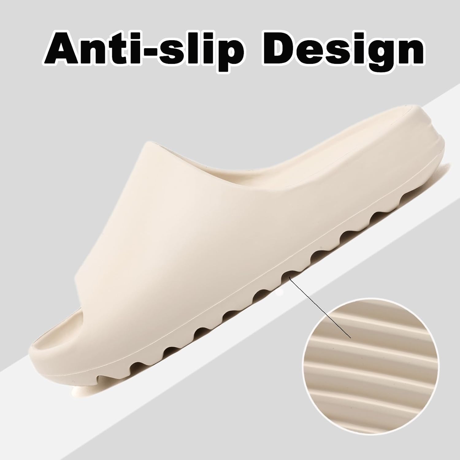 Cloud Slides Sandals for Women Men, Pillow Slippers,Open Toe Garden Shoes,sandals women,Drying Soft Lightweight Shower Shoes for Indoor and Outdoor - Image 5