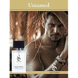SANGADO Ongetaaide parfum voor heren, 8-10 uur lang, luxueus geurend, aromatische fouder, delicate Franse etensten…