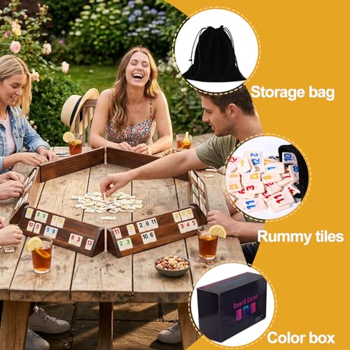 Juego Rummy Cube para 6 jugadores set grande deluxe miniatura 2