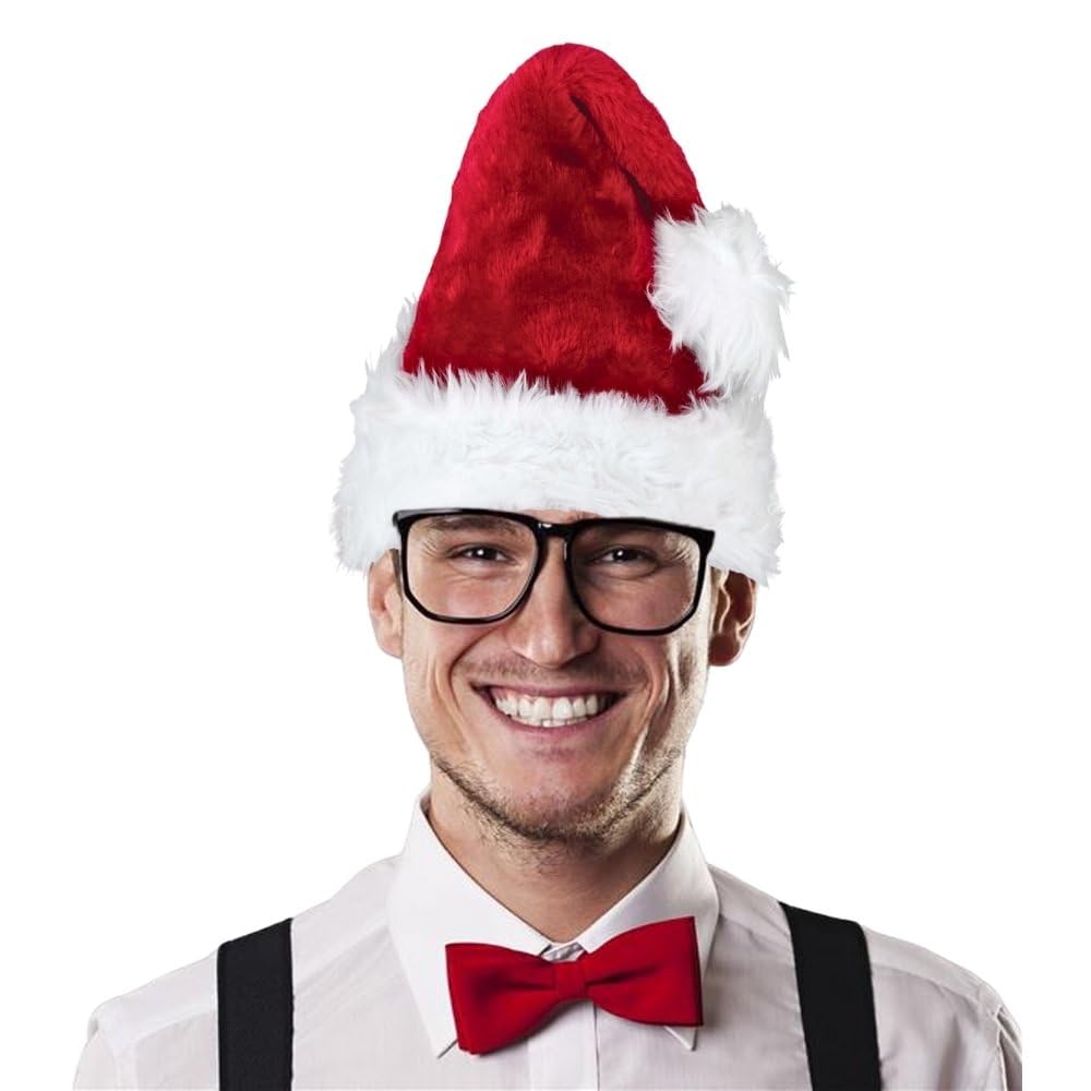 amscan Deluxe Weihnachtsmannmütze