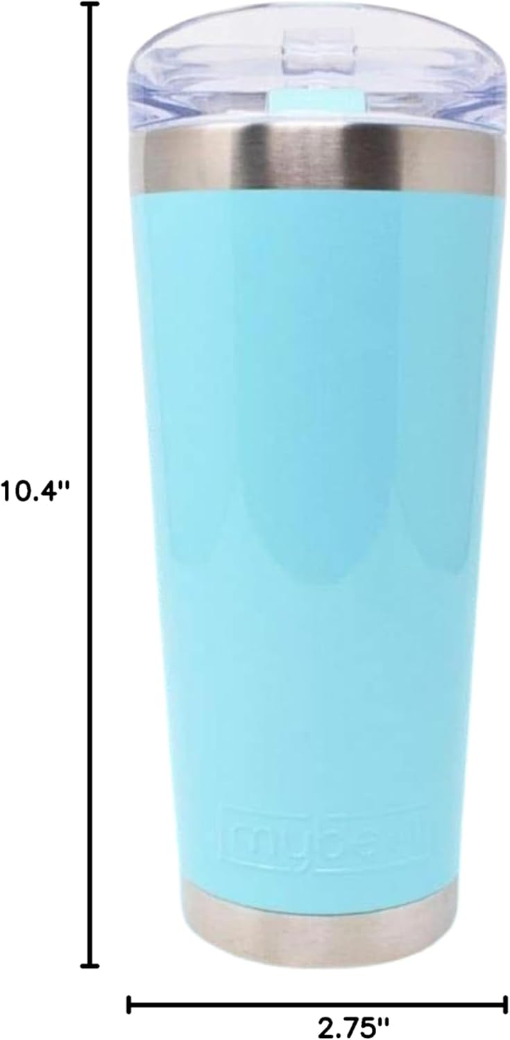 Classic Premium Stainless Steel Tumbler with 12-Hour Temperature Control, Tritan Lid, and BPA-Free Construction | Aqua Sky, 26 oz - Image 8