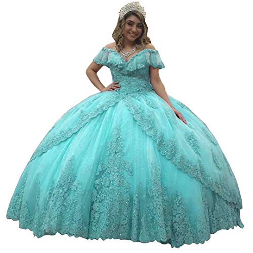 Emmani-Womens-Off-The-Shoulder-Quinceanera-Dresses-Lace-Appliques-Ball-Gown-Sweet-16-Dresses-Aqua