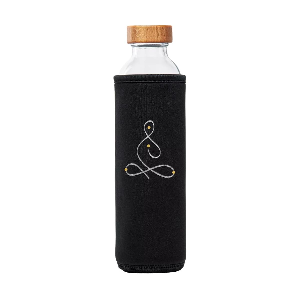 FLASKA - Vitalisierende Trinkflasche – Yoga Atmung – 750 ml