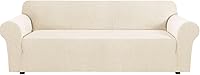 Vista 88 de H.Versailtex - Fundas elásticas para sofás/sillones, fundas para sofás de sala de estar, cubierta para sofá de 3 cojines, con tela jacquard gruesa a