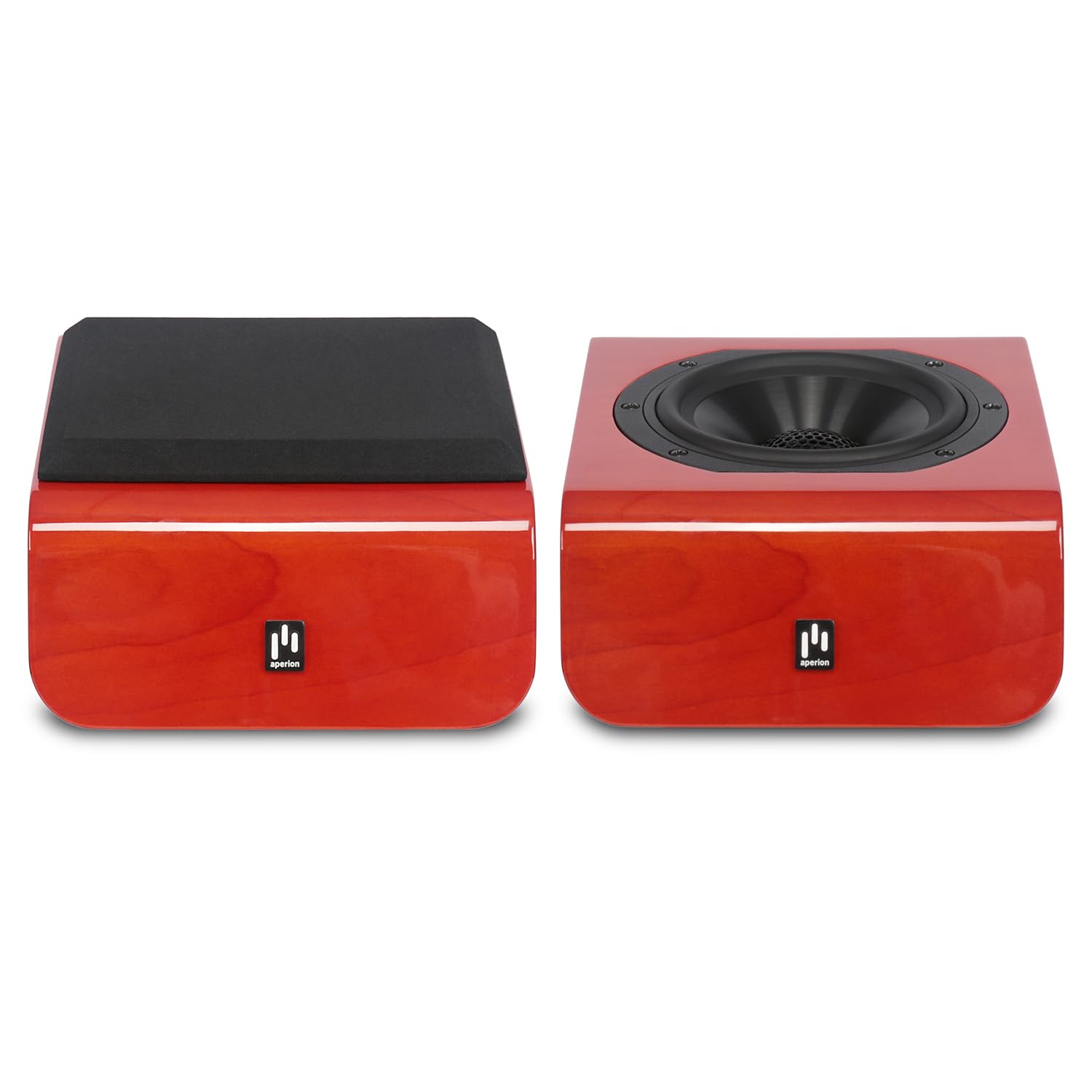 Aperion Audio Dolby Atmos A5 Immersive Height Module Atmos Upfiring Enabled Speaker Pair (Gloss Cherry)