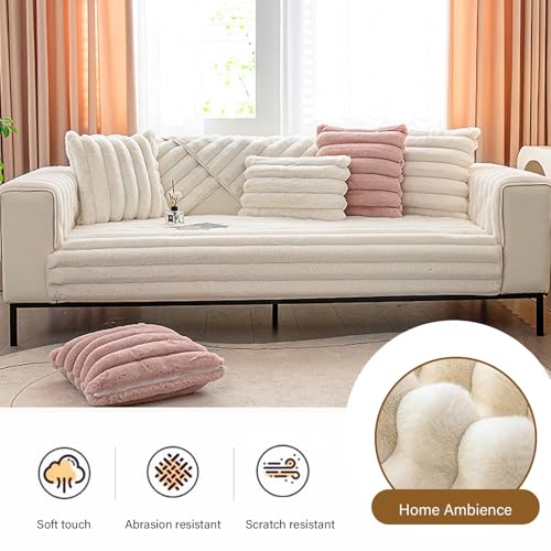 Housse de canapé de salon en peluche épaisse de qualité supérieure - 6