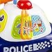 Woby Musical Police Car Action Educational Learning and Walking Toy for 1 Year Old Baby Toddler Girl Boy