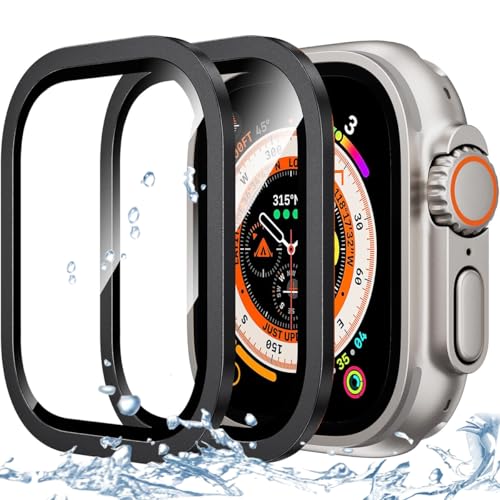 Protection Apple Watch Ultra 49 mm anti rayure en verre trempe noir
