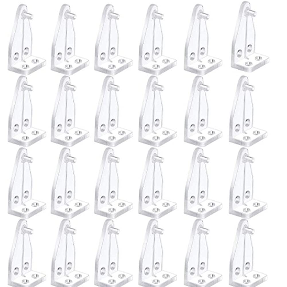 Buy 40pcs Blind Hold Down Brackets Clear Plastic Blinds Hooks Bottom