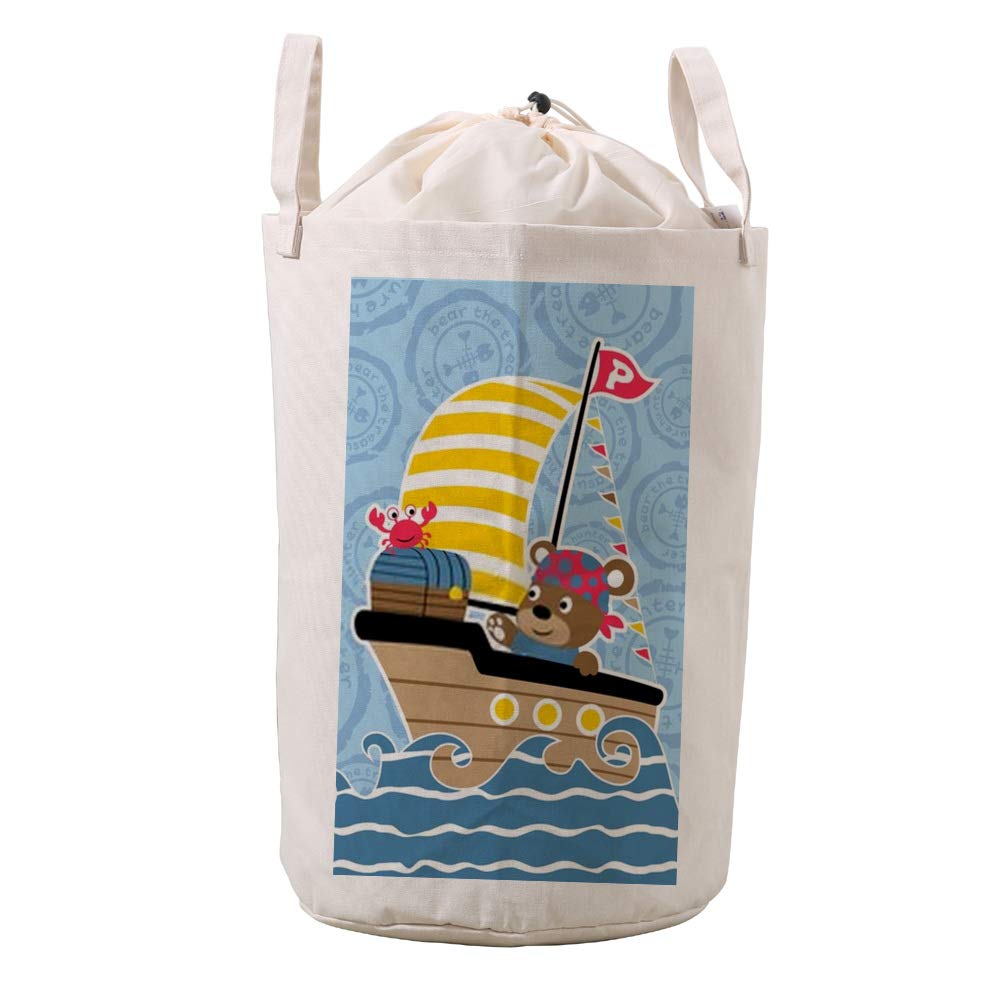 Bolsa de ropa de baño para playa y piscina con estampado infantil de piratas