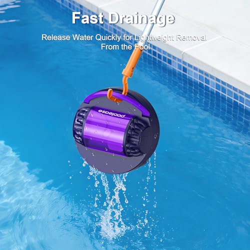 Image of X1 Robotic Pool Vacuum for Above Ground Pool, Automatic Cordless Pool Cleaner with 45W Dual-Motor, Ideal for Above-Ground Flat Pool, 2L Debris Capacity