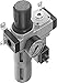 FESTO LFR-1/2-D-MAXI-KE 186047 Air source treatment device combination, no oil mist