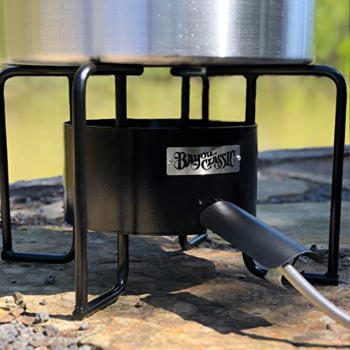 Bayou Classic Kab6 Bayou Banjo Cooker - Propane Burner For Outdoor Cooking, Outdoor Stove - Crawfish Boiler, Homebrew Burner - Large Stock Pots - Fish Boil, Gumbo, Soup, Stew, Brewing, Tamales #TOP1