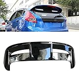 ★ 100% nagelneu Heckspoiler, ABS Custom Heckklappen-Heckspoiler Für Ford Fiesta ST 2009-2015, schwarz glänzend
