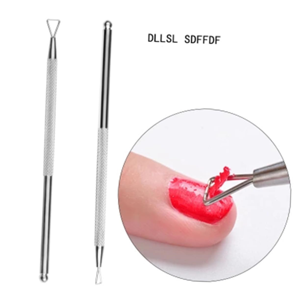 HONMEET Gel Acrylic Nail Application Cuticle Cutters Pusher Cleaner Nail Polish Remover Set