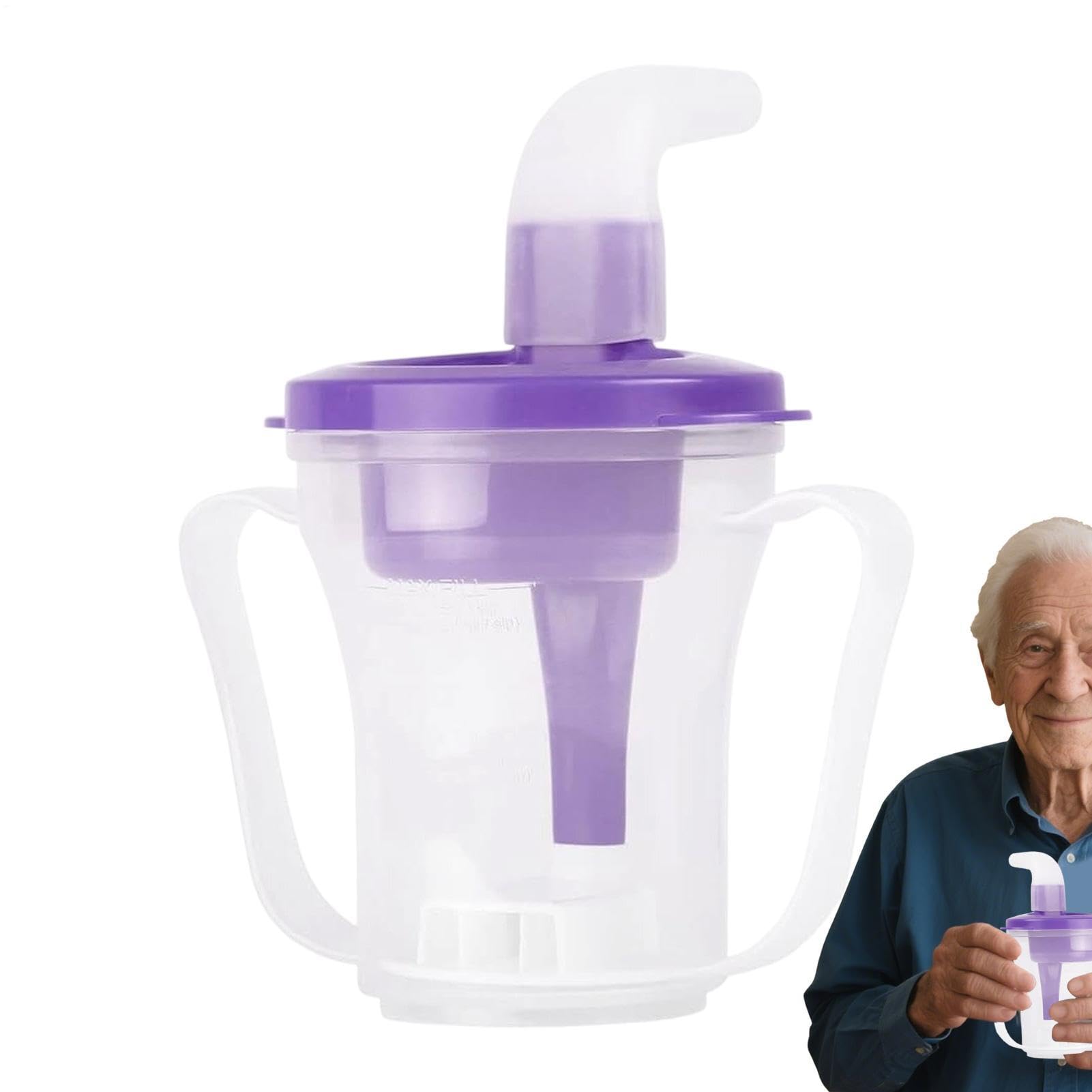 Disfagia Taza para Adultos Botella de Control de Succión 5 o 10