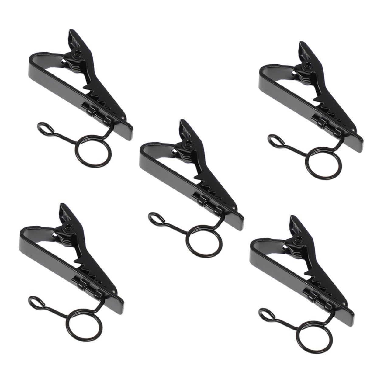 Garneck 5pcs Mic Clip for Collar Lavalier Microphone Accessory Microphone Holder Clips Easy to Install for Live Streaming