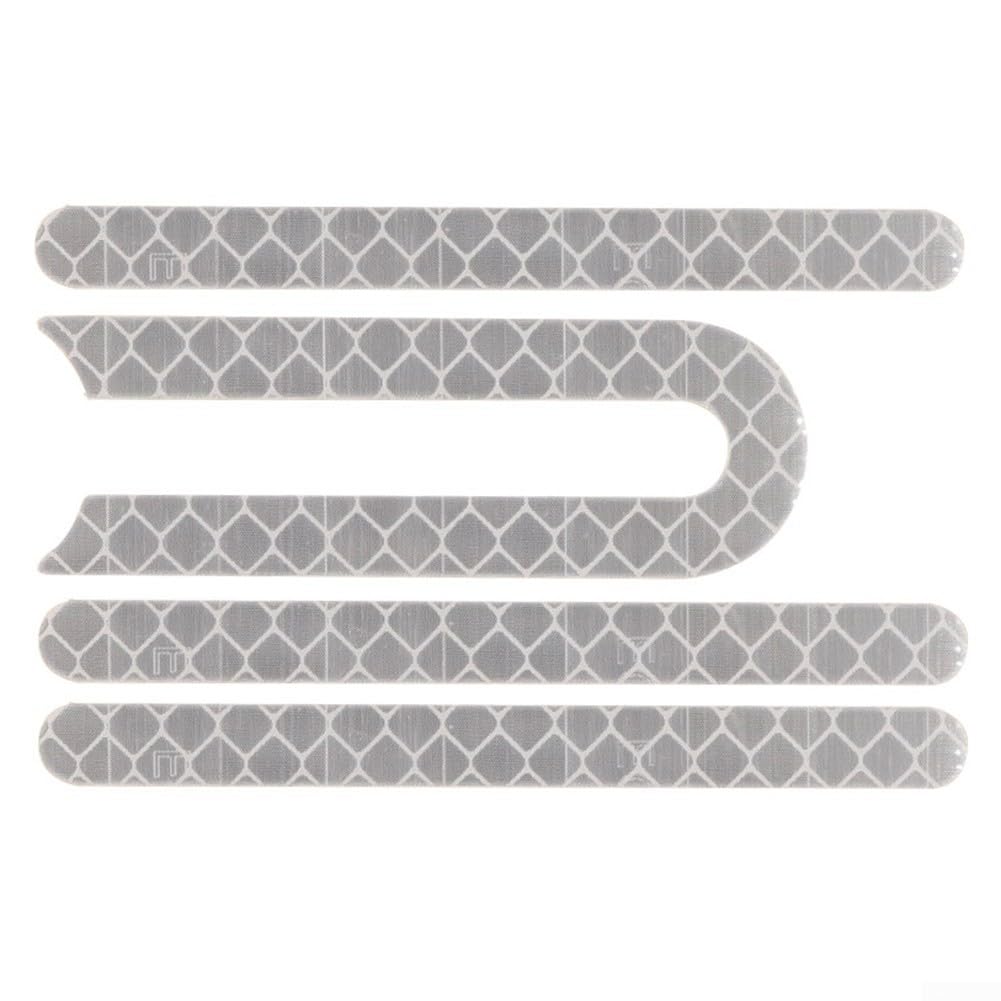 Lot De 4 Autocollants Réfléchissants Pour Trottinette M365 - Sécurité Visibilité Nuit - 7