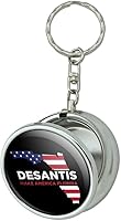 Vista 1 de GRAPHICS & MORE Desantis Make America Florida Portable Travel Size Pocket Purse Ashtray Keychain with Cigarette Holder