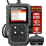 LAUNCH CR3001 OBD2スキャナー 日本語 obd2診断機 コードの読み取りと消去 自動車故障診断機 bmw 診断機 ベンツ トヨタ 日産など多車種に対応 車 診断 自動車診断ツール エミッションモニターのステータスのチェック 2006年以降の車両 生涯無料アップデート (JOBD国産車には非対応)