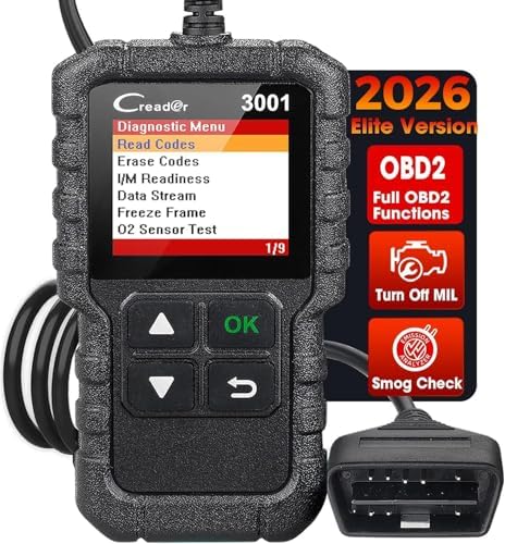 LAUNCH Creader 3001 obd2 diagnosegerät, Automotor Fehler-Code Scanner für Europäische OBD II/EOBD Protokolle nach 2000, Auto diagnose scan tool