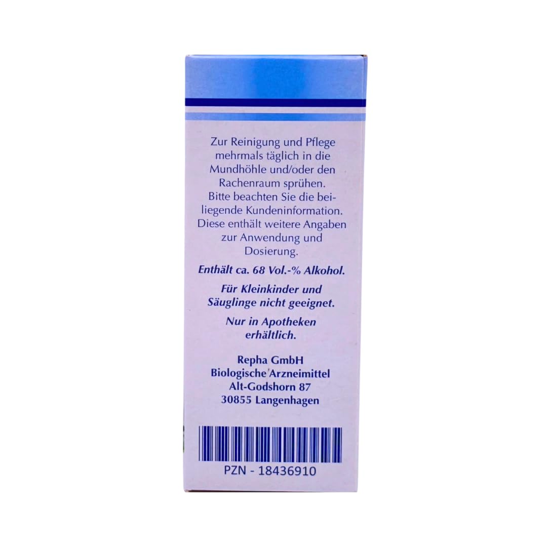 Repha-OS Mund- und Rachenspray 3x 30 ml I Pflege bei entzündlichen & infektiösen Reizungen im Mund- & Rachenraum I zuckerfrei & pflanzlich I gegen Mundgeruch I Spar-Set plus Pharma Perle give-away