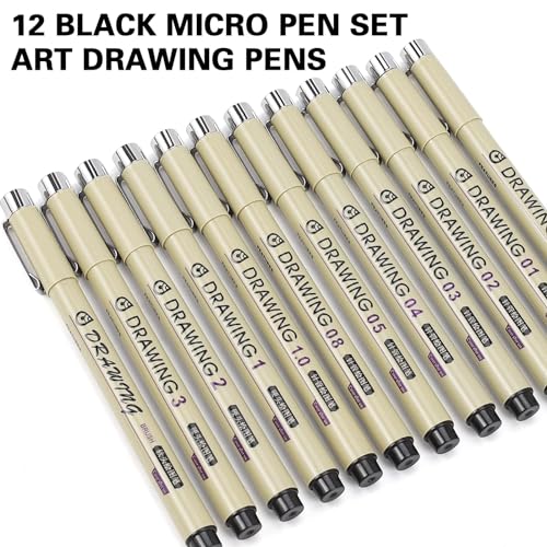 Image of KOUSICOO Black Fineliner Pens