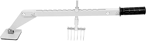 QWORK Barra de palanca de abolladuras, kit de extractor de abolladuras portátil de aleación de aluminio, extractor de abolladuras de 6 garras,