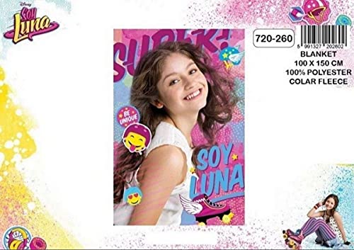 Disney New Import NI-720-260 Couverture Polaire avec Motif Soy Luna 30 x 12 x 12 cm
