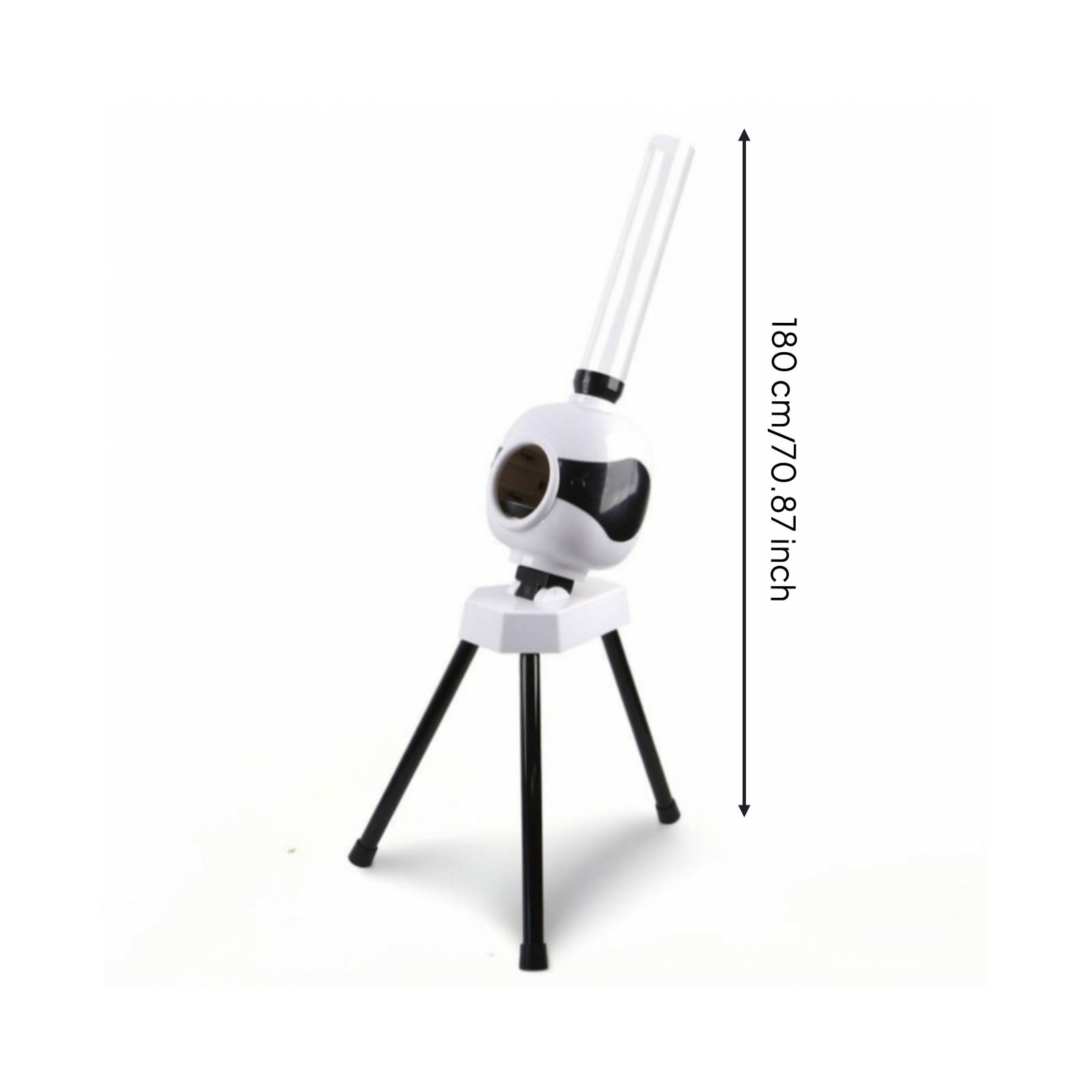 Dispositivo Allenamento Badminton, Modello con Telecomando, Regolazione della Distanza E Frequenza di Lancio, Funzione Pallina Casuale E Pallina Corta/Lunga | Portatile, Macchina Automatica per Servire Badminton, Regolabile, Attrezzatura Sportiva, Casa, P