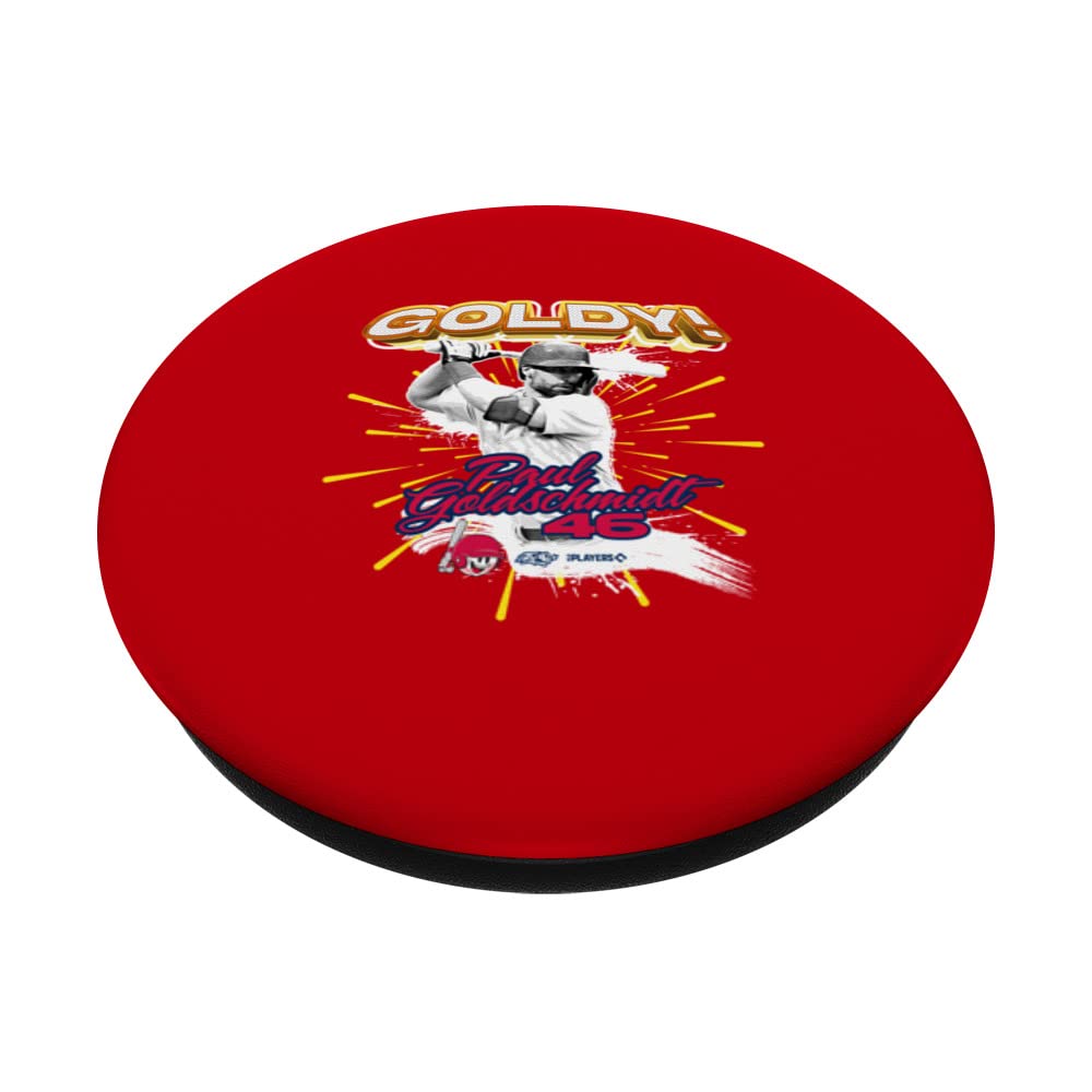 Paul Goldschmidt St. Louis Baseball Sket One x MLB Players PopSockets Swappable PopGrip, Black - Image 2