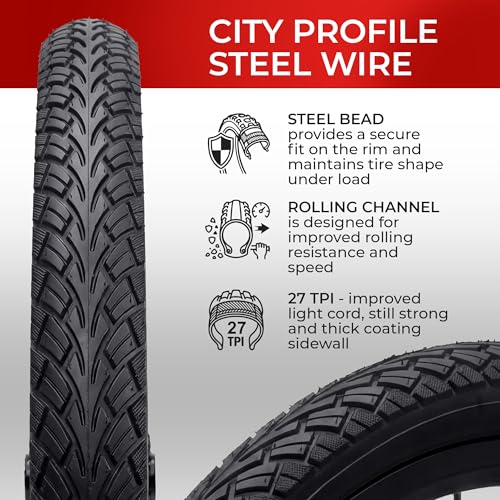 Fincci 26x1.95 Mountain Bike Tire