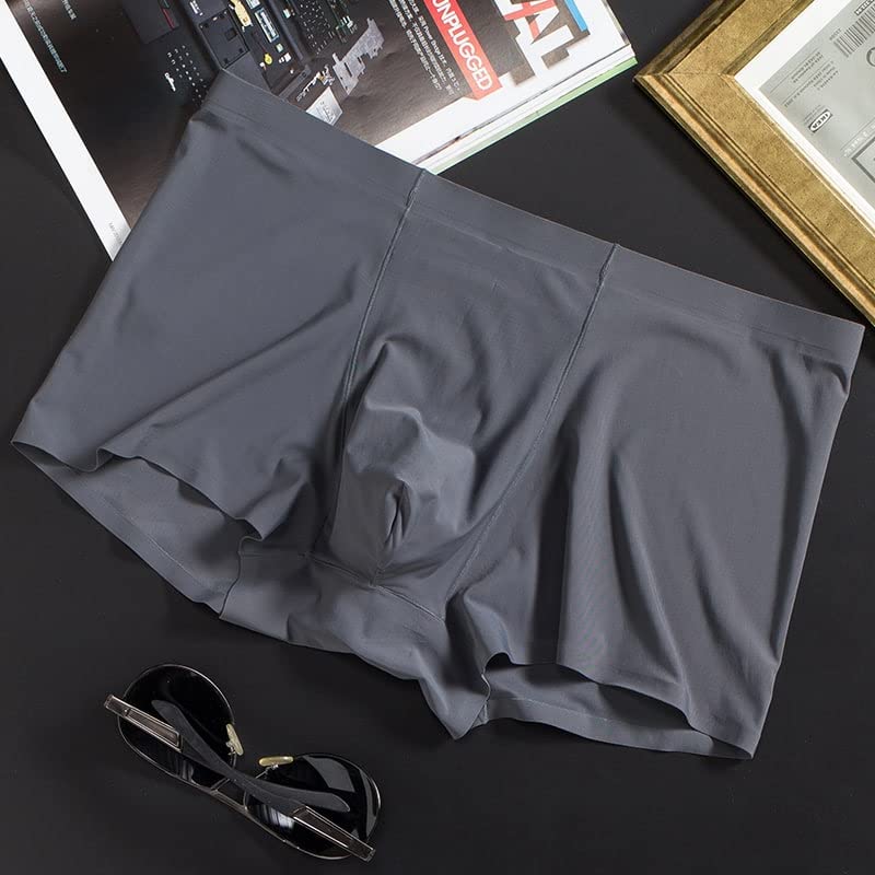 Image of HK47 Men's Ultra-Comfort Ice Silk Lycra Underwear | Moisture-Wicking, Breathable Boxers for Men | Seamless Design | (Any 3 Multicolor) Pack of 3