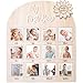 ajdvart First Year Milestone Photo Board – My First Year Picture Frame, One Year Of Photo Board, Monthly Photo Display for 1st Birthday Party, Baby Room & Nursery Decor Baby Keepsake Gift