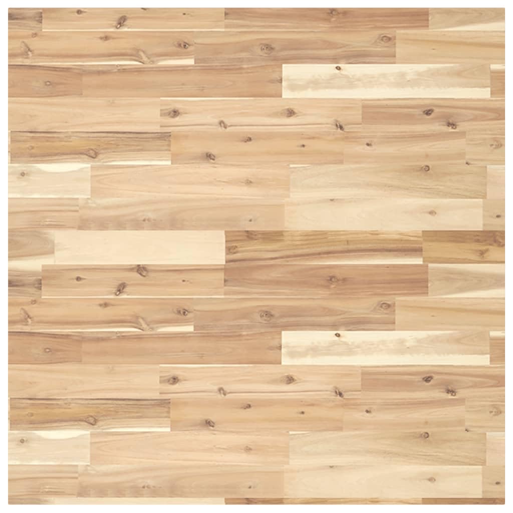 Blat stołu akacja lite drewno 90 x 90 x 2 cm kwadratowy