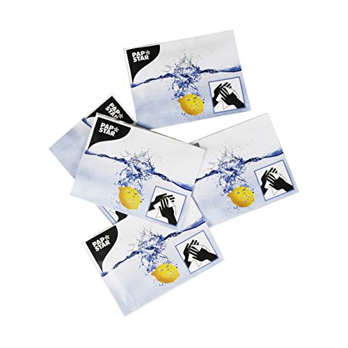 Papstar 97200 Salviette rinfrescanti «Citro», 14 x 14 cm, 250 pezzi