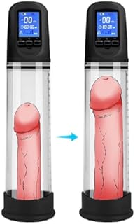 Penis Vacuum enlargement Penis Pump Set Penile Mens Electric Pennis Hydro Stretcher Penispump enlargement Penile Pump Acupoint for Equipment Pump Penis WaterResistant Design P1
