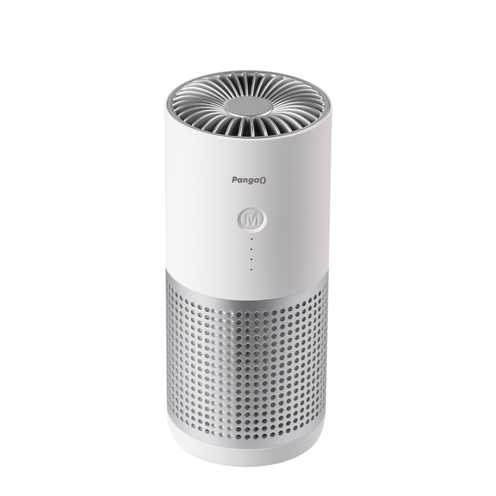 Car Air Purifier | 3-Stage Filtration with HEPA13 | Removes 99.997% Dust & Smoke | Negative Ion Technology | Car and Desk Compatible | Aroma Diffuser | Type-C Powered, White-image-11