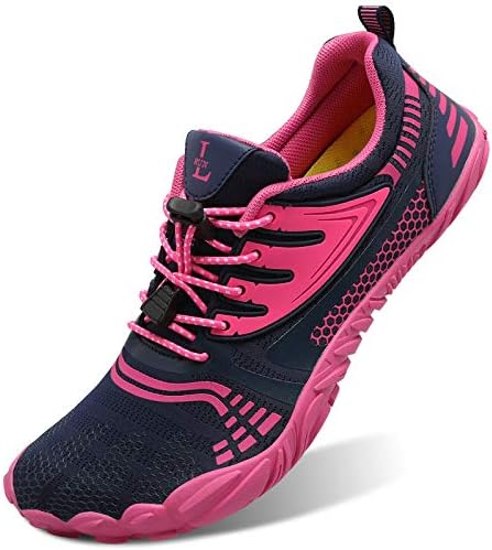 L-RUN Athletic Hiking Shoes for Women Outdoor Sports Navy (7 Women/5 Men)=EU38