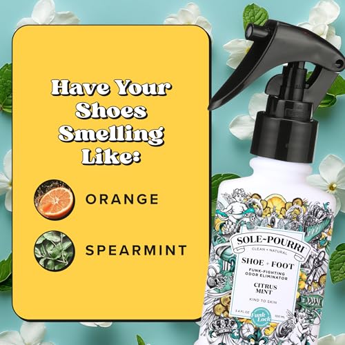 Image of Sole-Pourri Shoe Deodorizer + Foot Spray Odor Freshener, 10 Ml