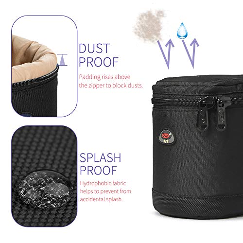 Bpaull Lens Case Lens Pouch Bag Waterproof Shockproof For Dslr Camera Lens For Canon 150Mm/F1.8/85Mm F/1.8/ 50Mm F/1.2L And Other Lens #TOP3