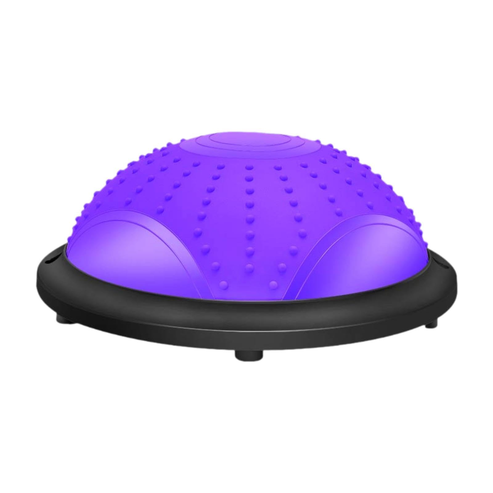 Balance Ball Semicerchio Pilates Fitness Ball Dispositivo di Allenamento con Materiale in PVC E PP Antiscivolo per Un Uso Versatile a Casa, Viola