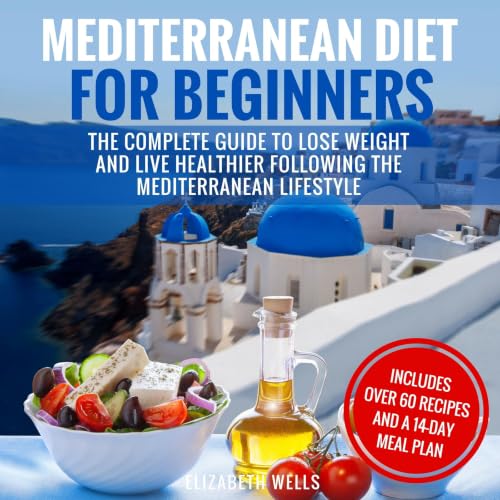 Diseño de la portada del título Mediterranean Diet for Beginners