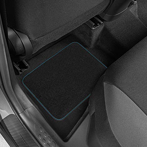 BDK Warner Brothers Scooby Doo Mystery Machine Licensed Auto Carpet Floor Mats, Universal Fit 4PC Set Front & Rear for Car Truck Van SUV (SDMT-1121)