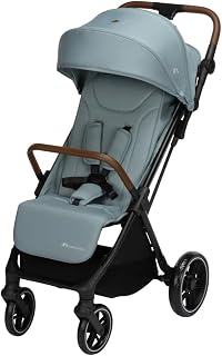Bebeconfort Indra, Silla paseo bebe, 0-4 años (22 kg), Silla paseo plegable rápido y automático, Suspensión integrada, Posición de reclinación total, Compatible con silla de coche, Mineral Blue