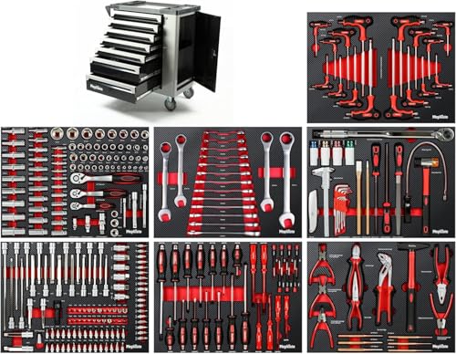 Mephisto XXL Werkzeugwagen Werkstattwagen mit 7 Schubladen Davon...
