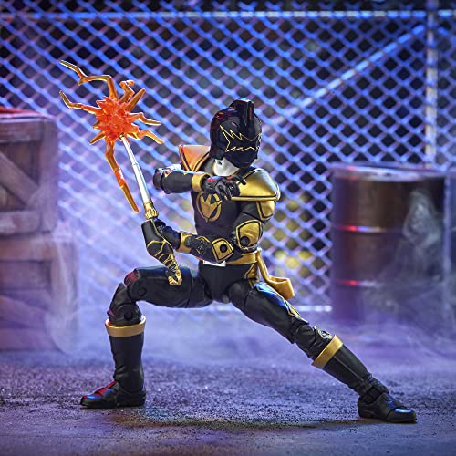 Power Rangers Lightning Collection Dino Thunder Black Ranger 6-Inch Premium Collectible Action Figure Toy With Accessories, Ages 4 And Up #TOP5