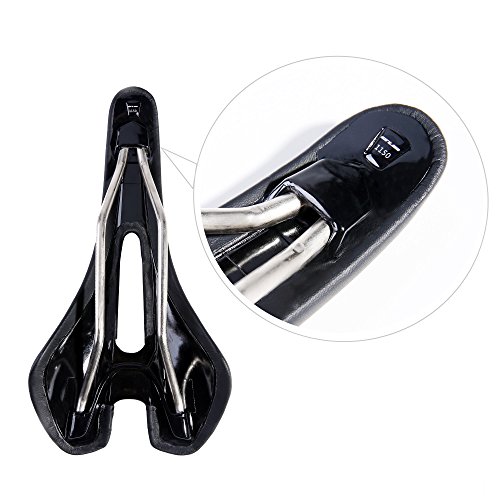 Unistrengh Bike Saddle Comfortable Bicycle Seat For Men Soft Cushion Provides For Mtb Road Bicycle Fixed Gear Touring And Indoor Cycling (Red/Black) #TOP6
