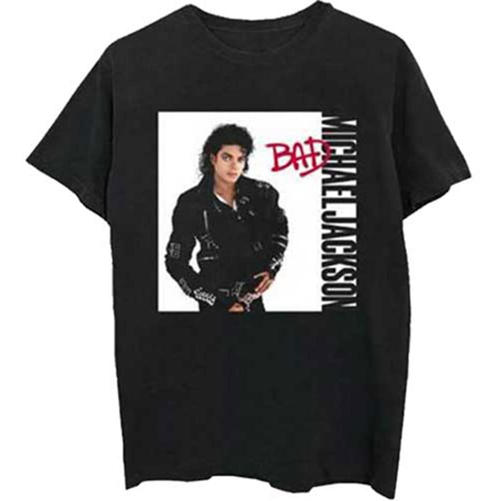 Rock Off Officially Licensed Products Men's Michael Jackson Bad T-Shirt